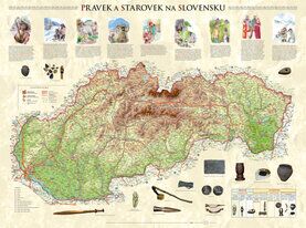 mapa pravek a starovek na slovensku